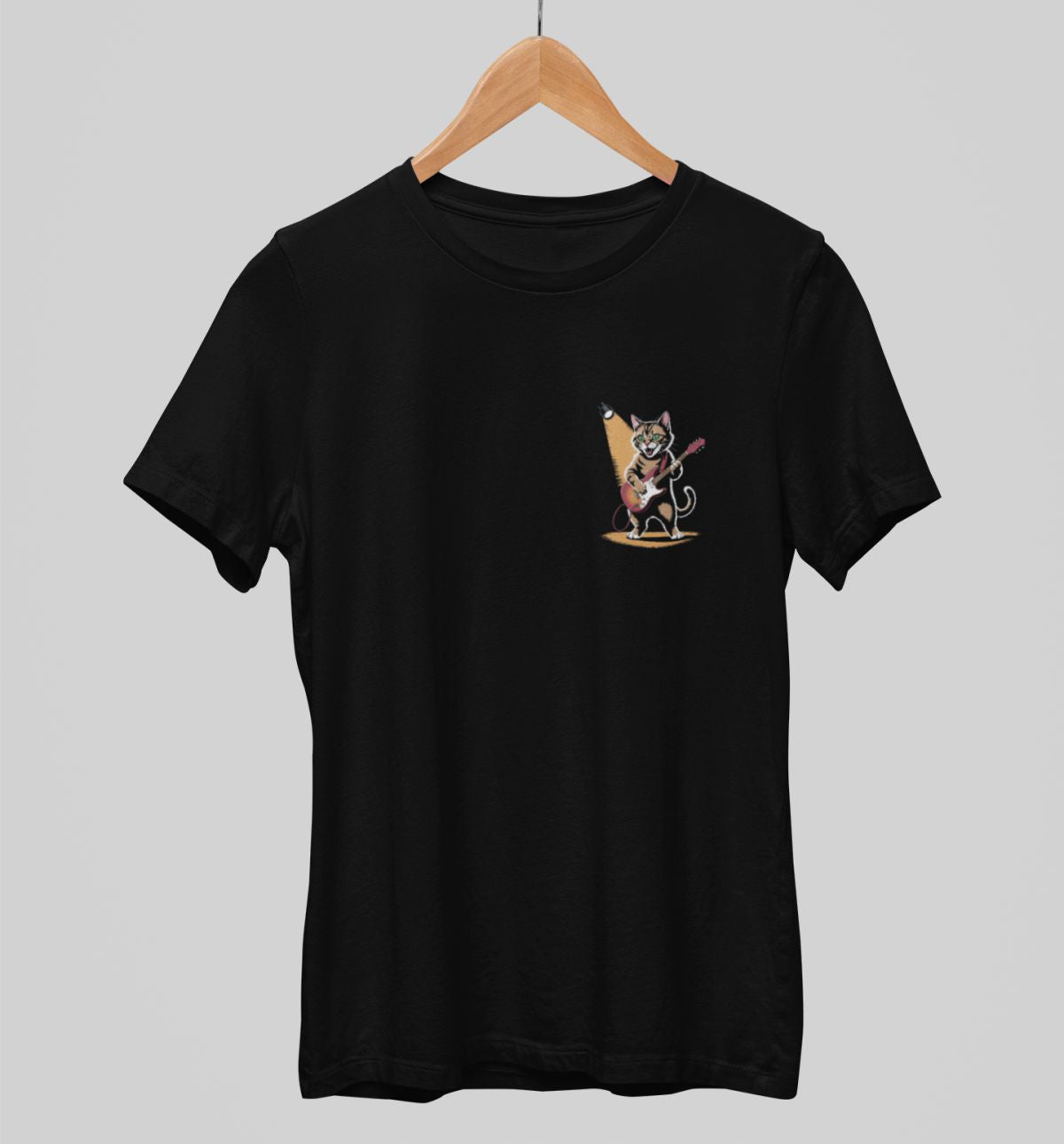 Czarna UNISEX koszulka Rock n roll