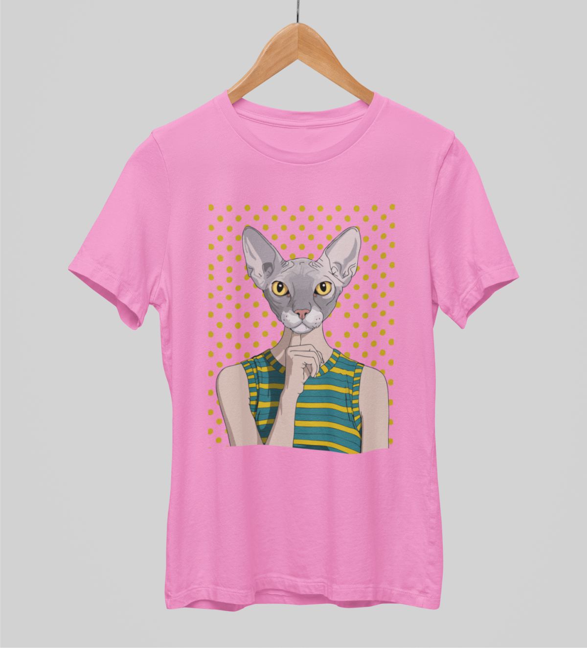 Różowe koszulki UNISEX Sfinks
