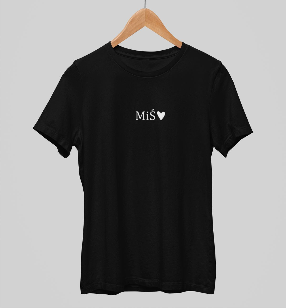 Czarna UNISEX koszulka MIŚ