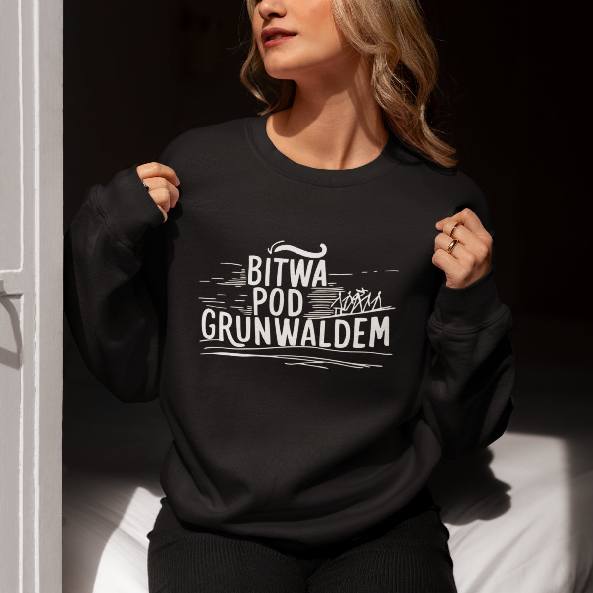 Bluza UNISEX czarna „Bitwa historyczna”