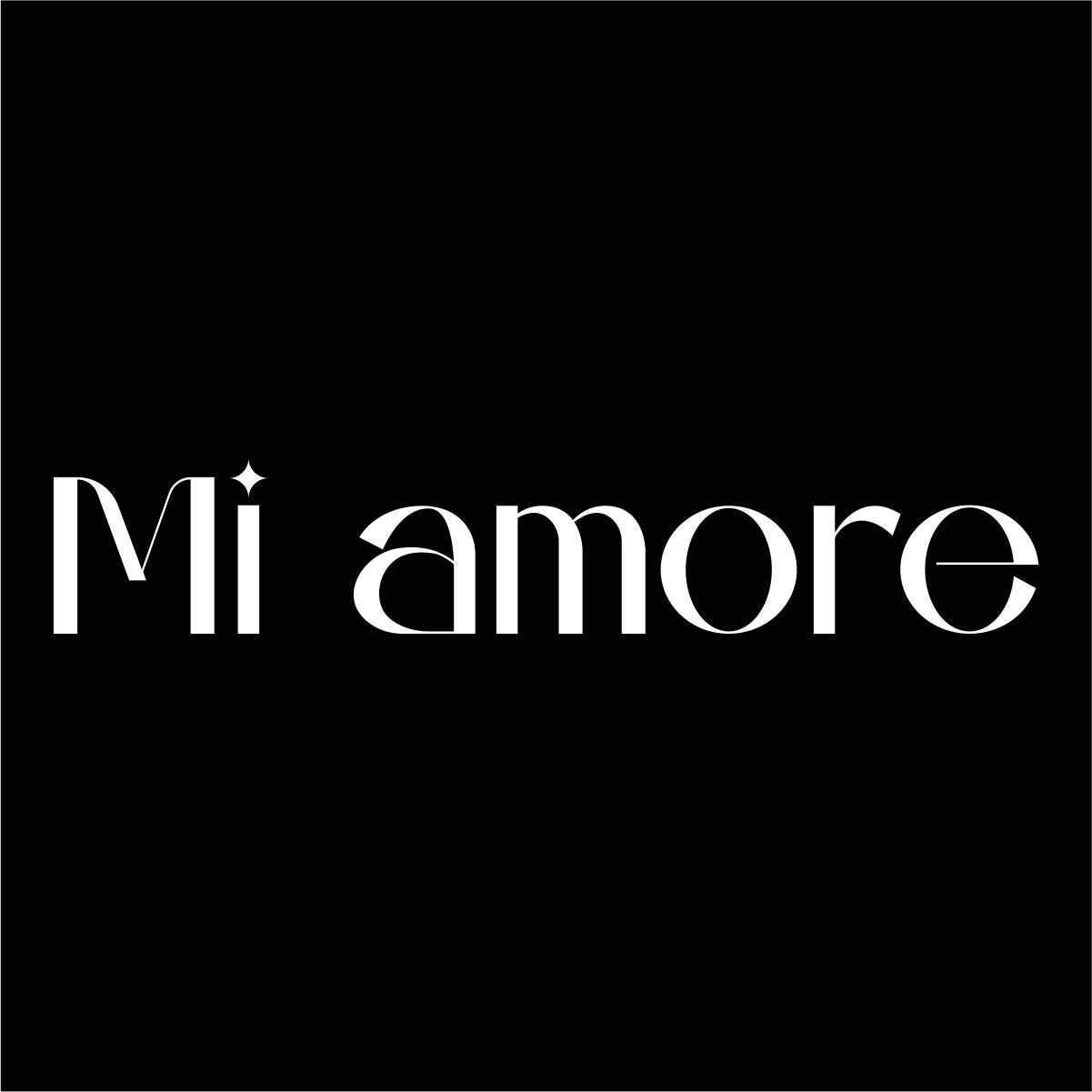 Bluza UNISEX czarna "Mi amore"