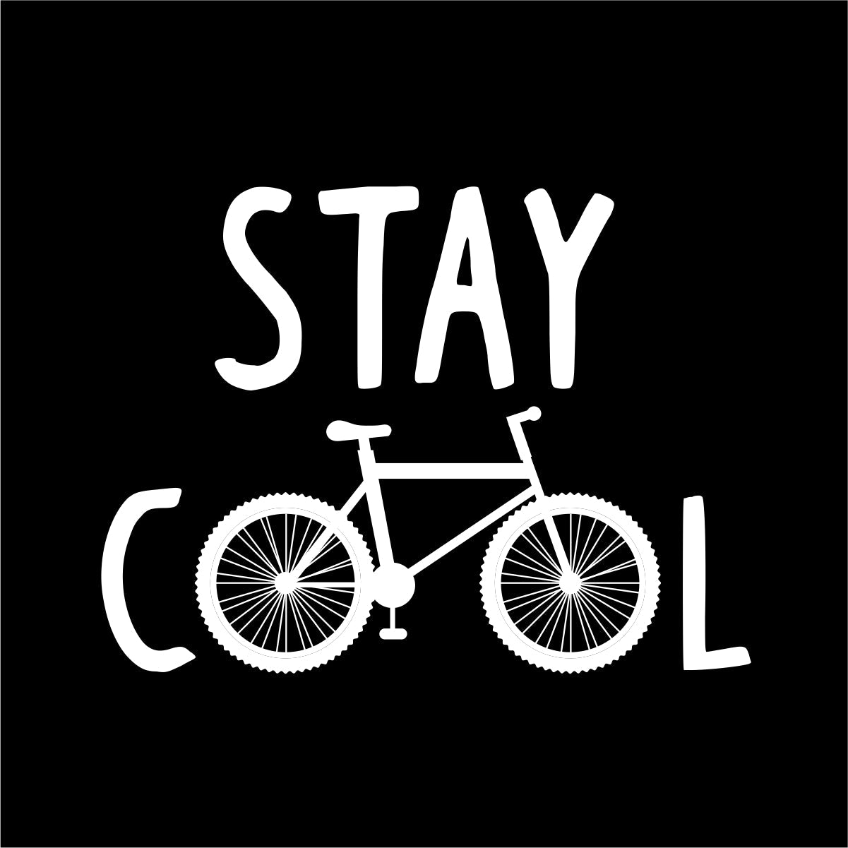 Czarna koszulka UNISEX „Stay cool”