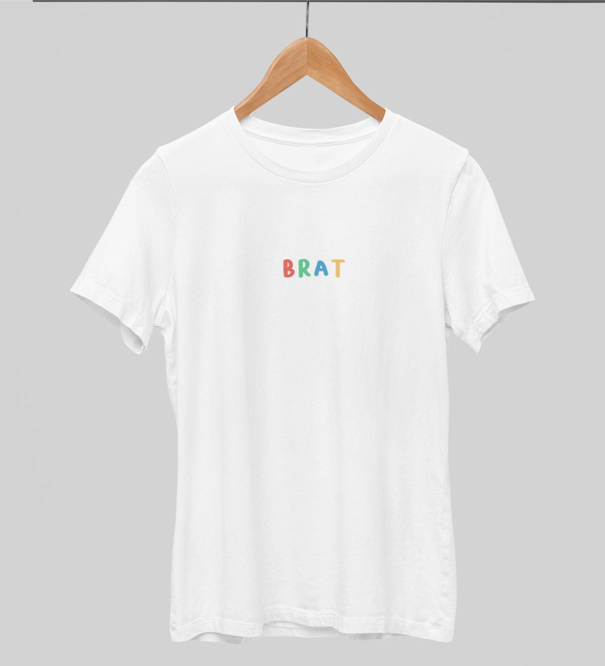 Białe koszulki UNISEX Brat