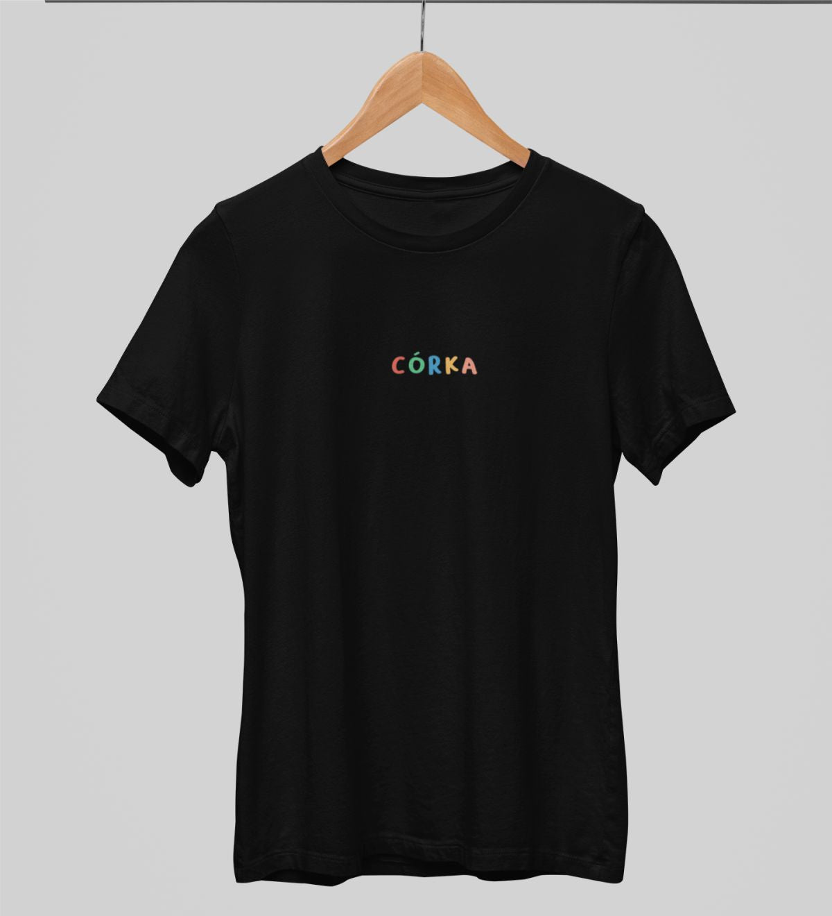 Czarna UNISEX koszulka Córka