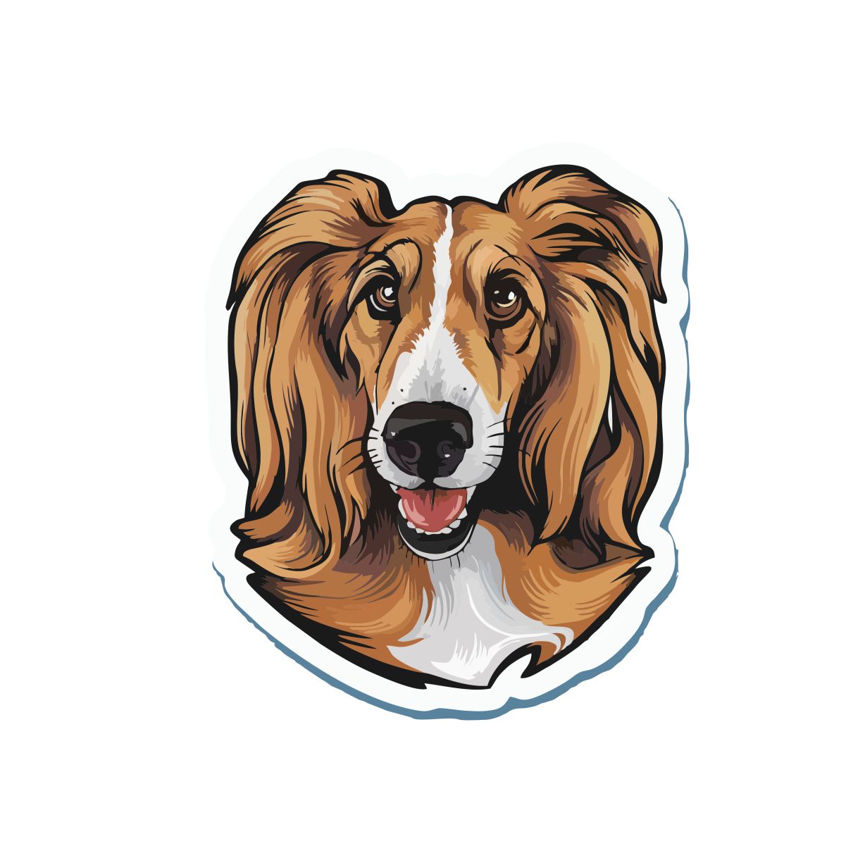 Biała UNISEX koszulka "Seter Irlandzki"