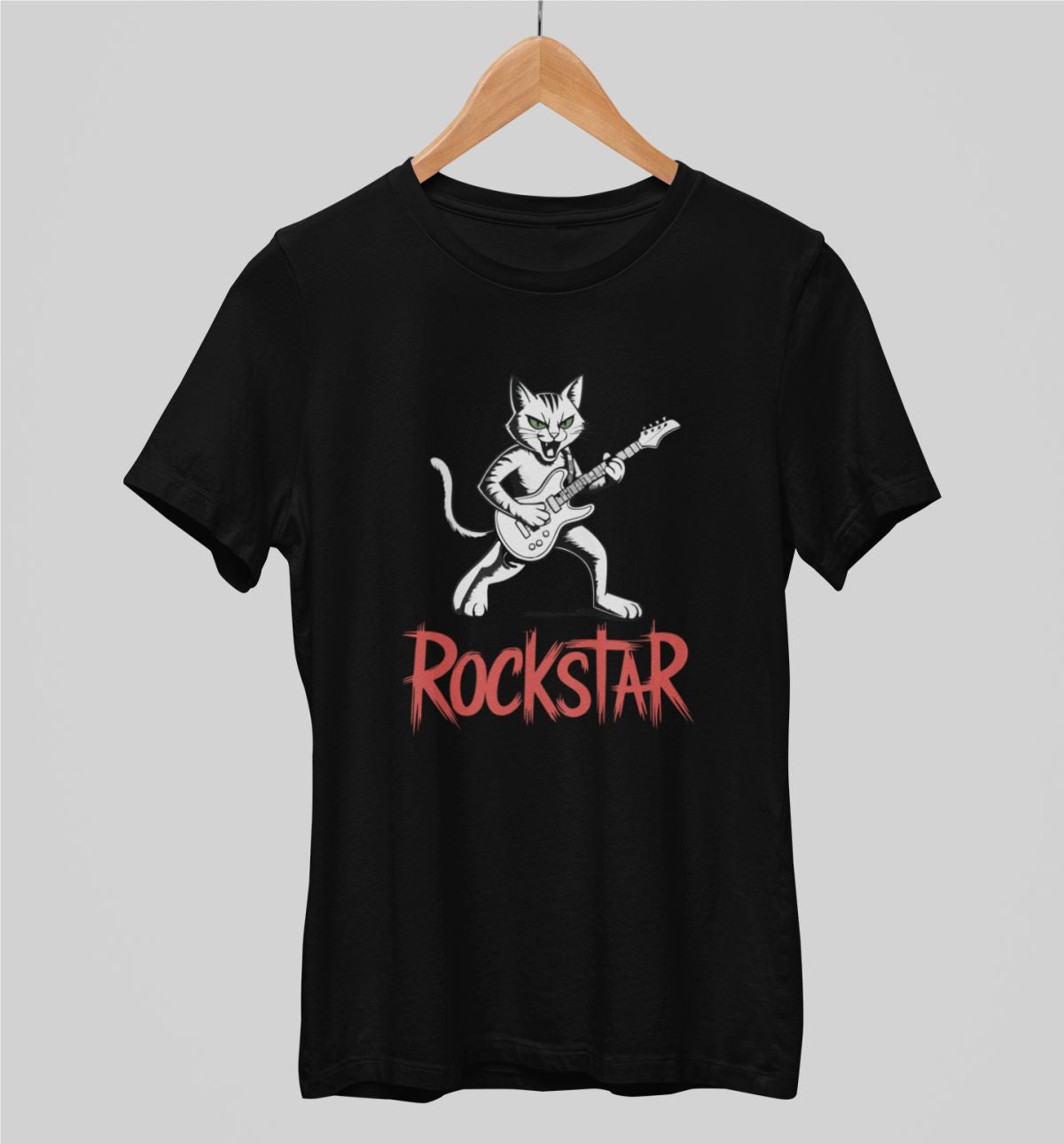Czarna UNISEX koszulka Rockstar