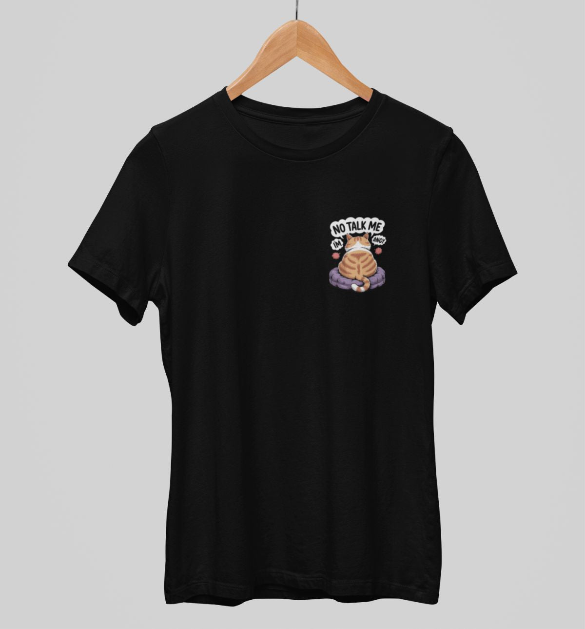 Czarna UNISEX koszulka Angy