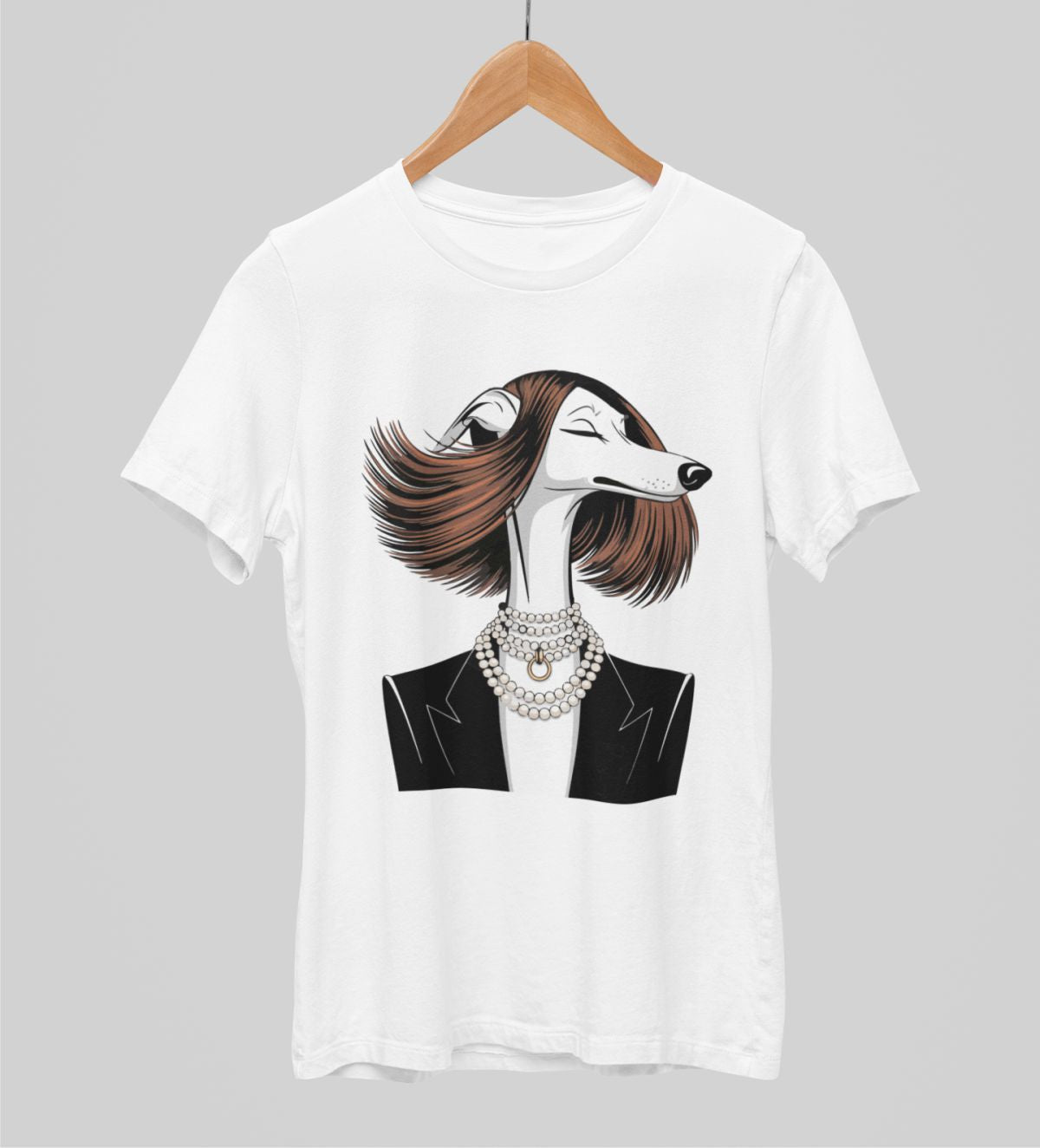 Białe koszulki UNISEX Rasowy pasztet