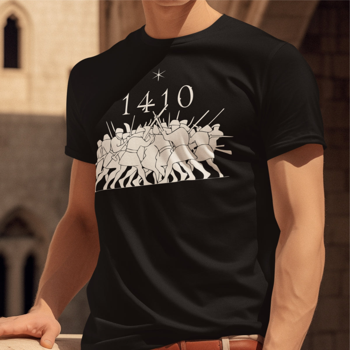 Czarna koszulka UNISEX "Nasza randka"