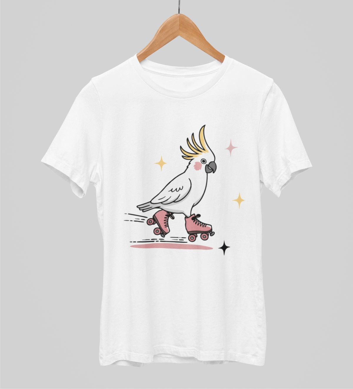 Białe koszulki UNISEX Lecimy!