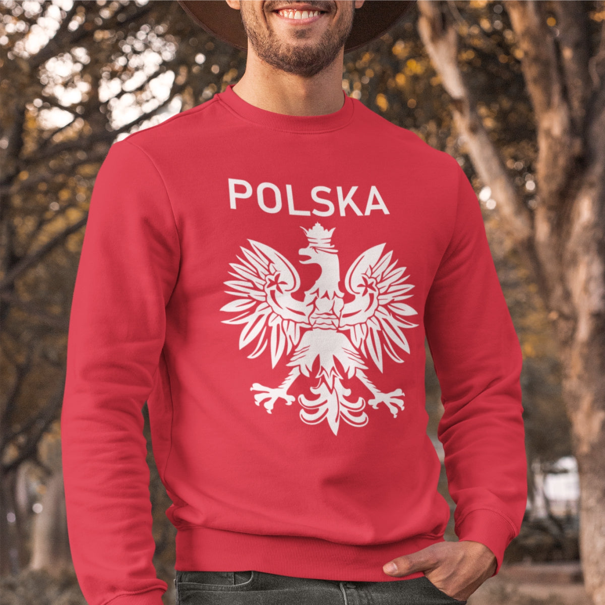 Bluza UNISEX czerwone Polskie godło