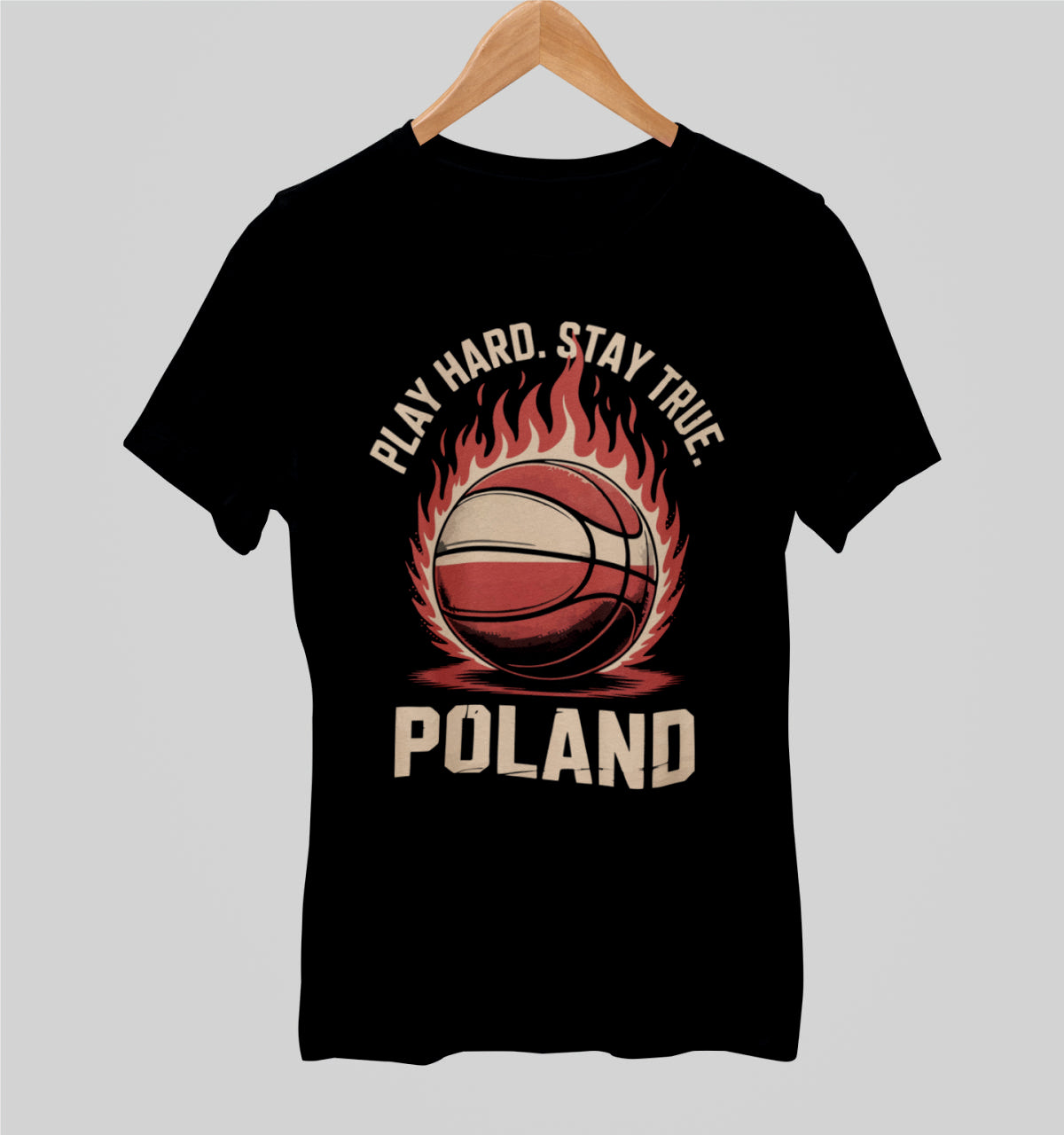 Czarna UNISEX koszulka "Stay true"