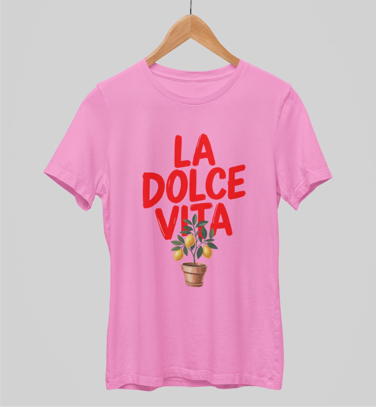 Różowe koszulki UNISEX La dolce vita