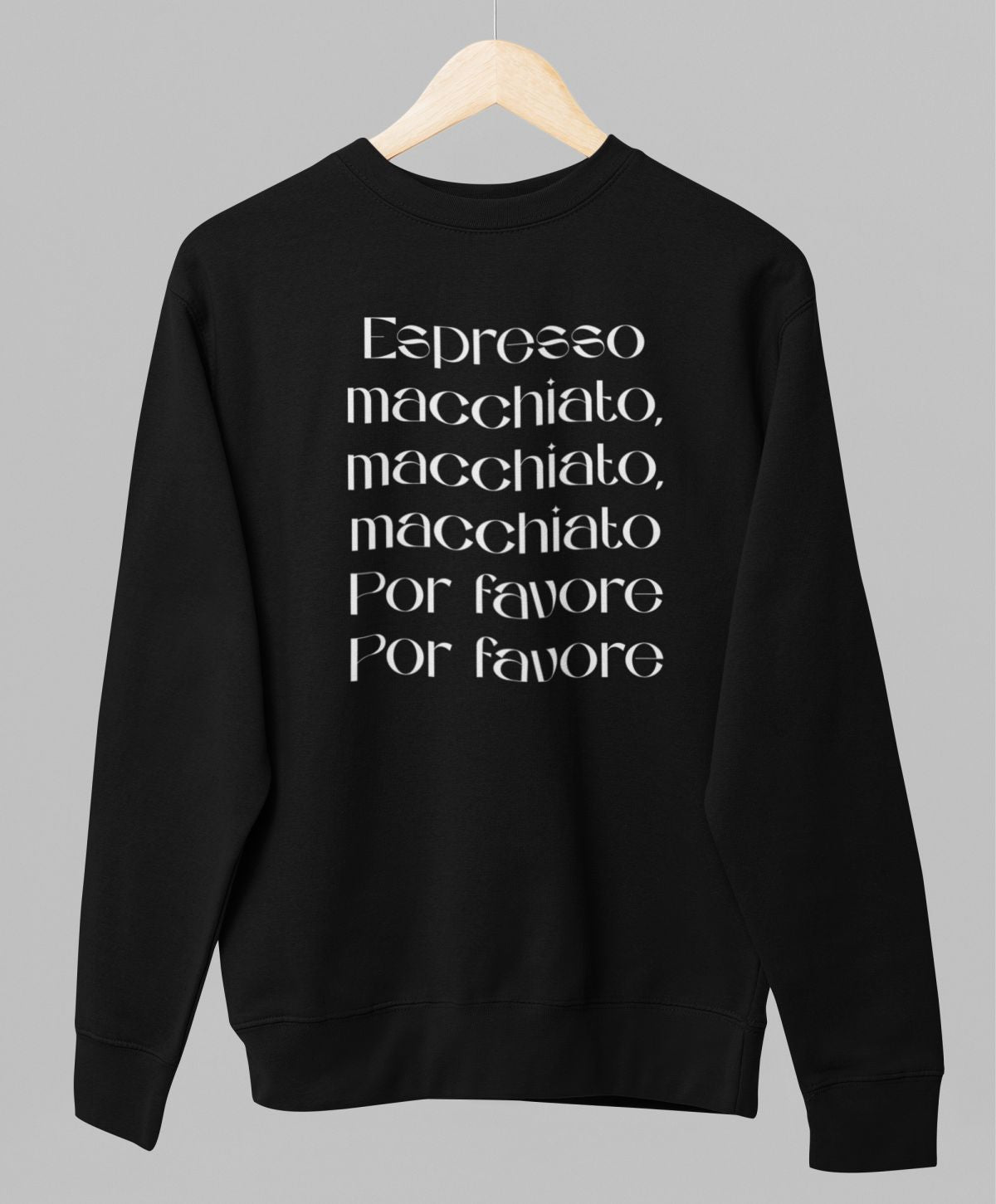 Bluza UNISEX czarna "Espresso"