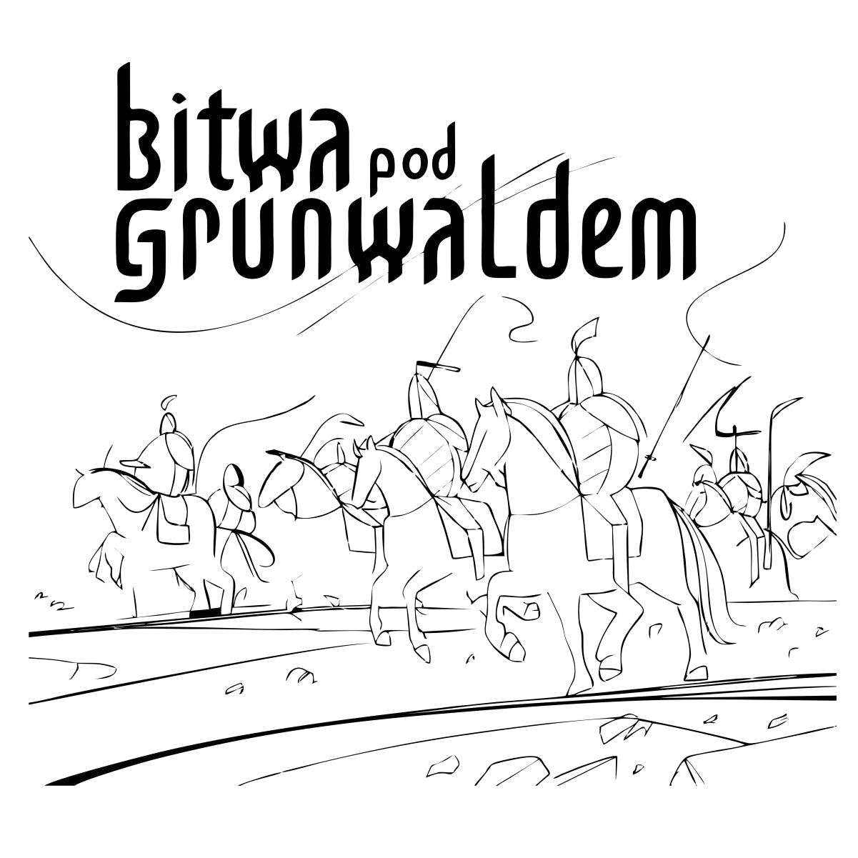 Biała UNISEX koszulka "Miejsce bitwy"