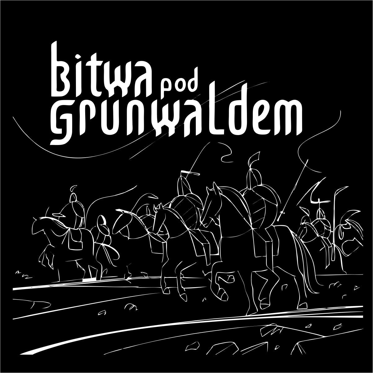 Czarna koszulka UNISEX „Miejsce Bitwy”