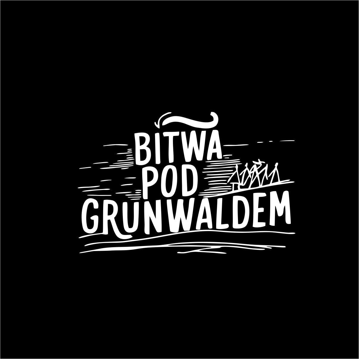 Czarna koszulka UNISEX "Bitwa historyczna"