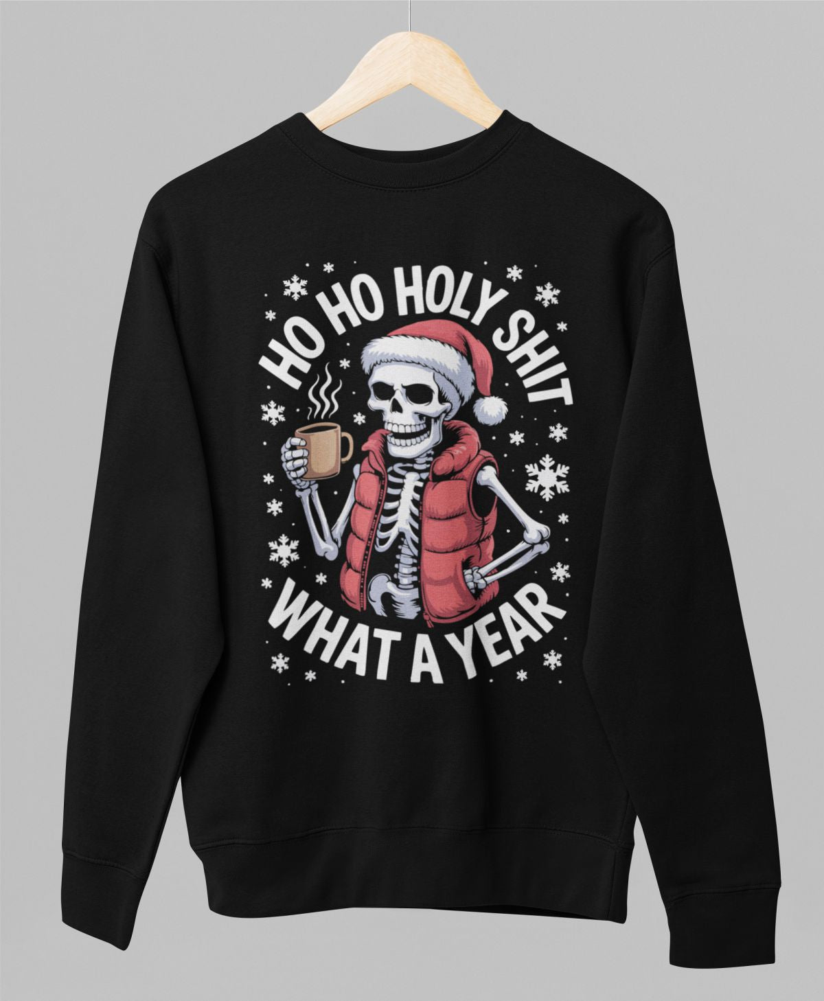 Bluza UNISEX czarna What a year