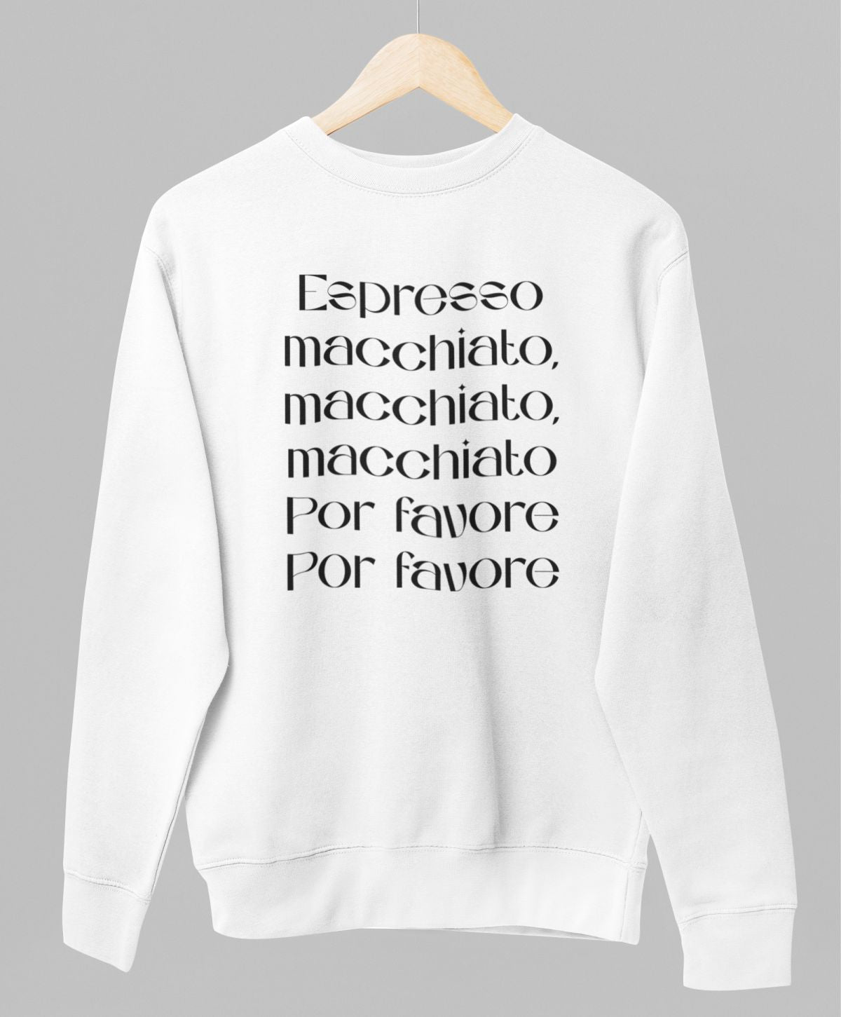 Bluza UNISEX biała "Espresso"
