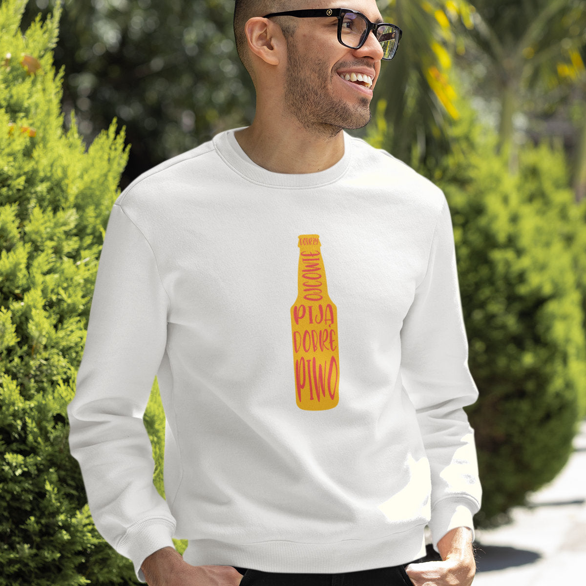 Bluza biała Dobre piwo