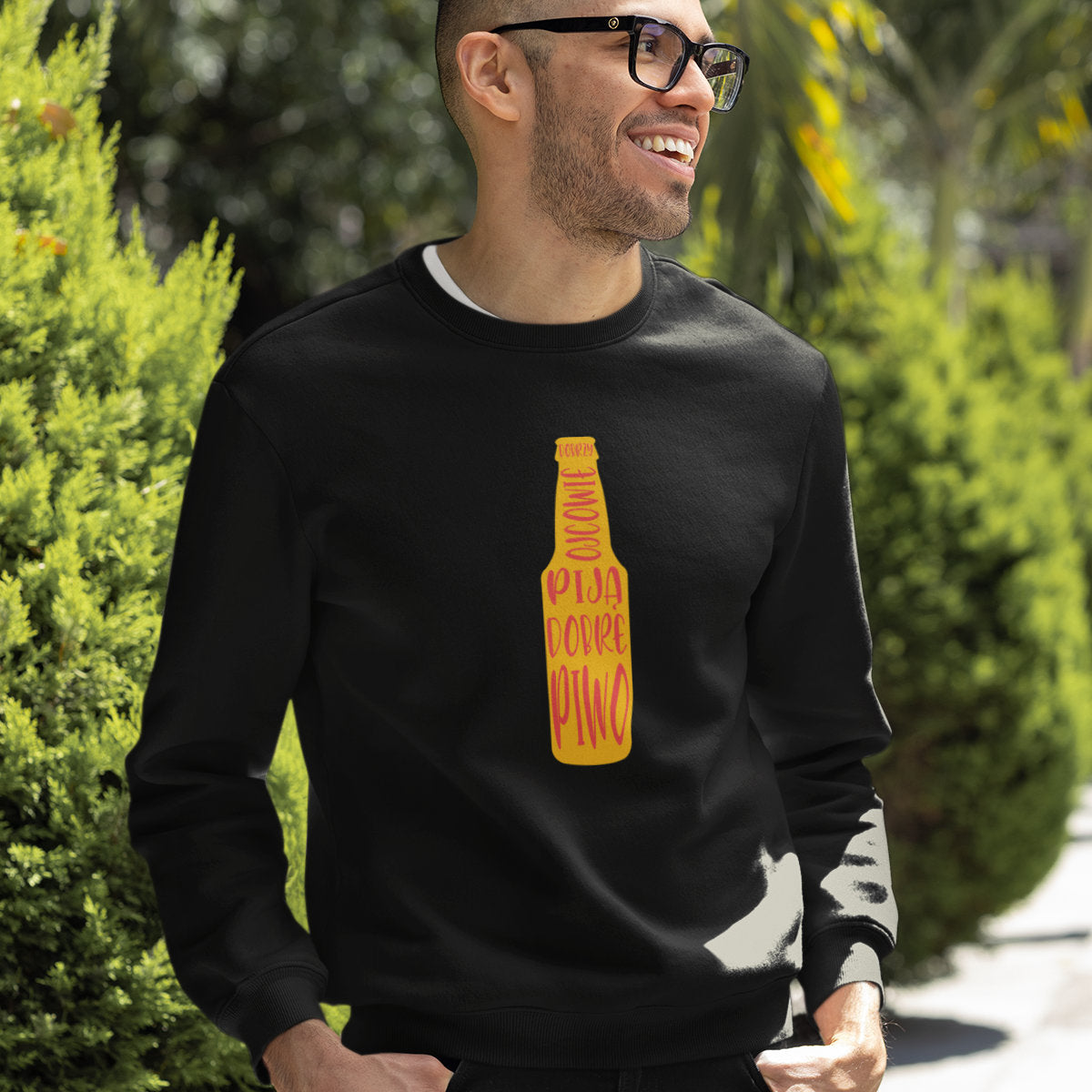 Bluza czarna Dobre piwo