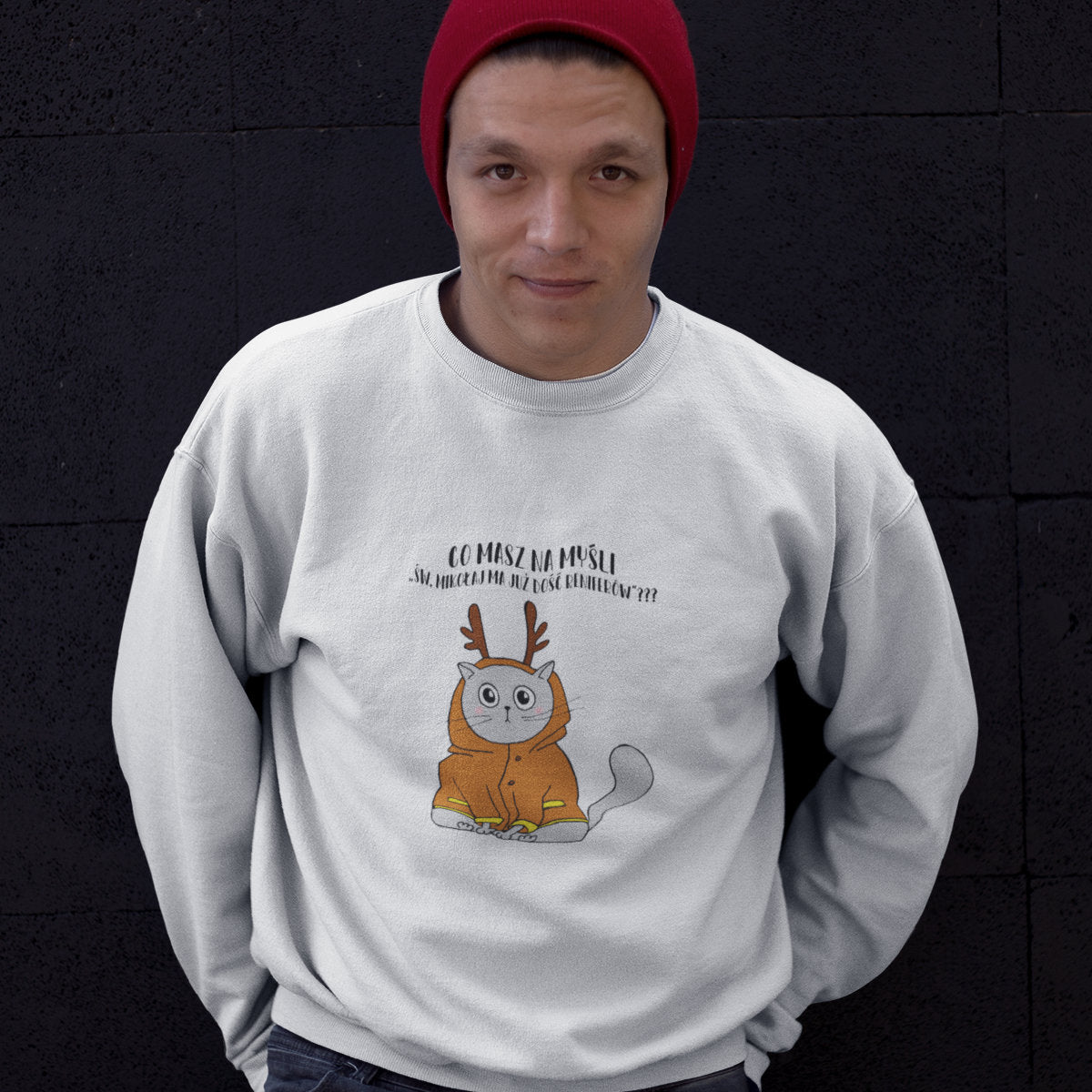 Biała bluza Co masz na myśli