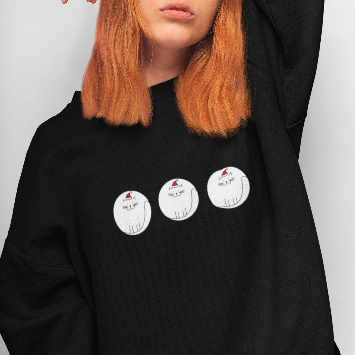 Bluza czarna Tłuste Święta