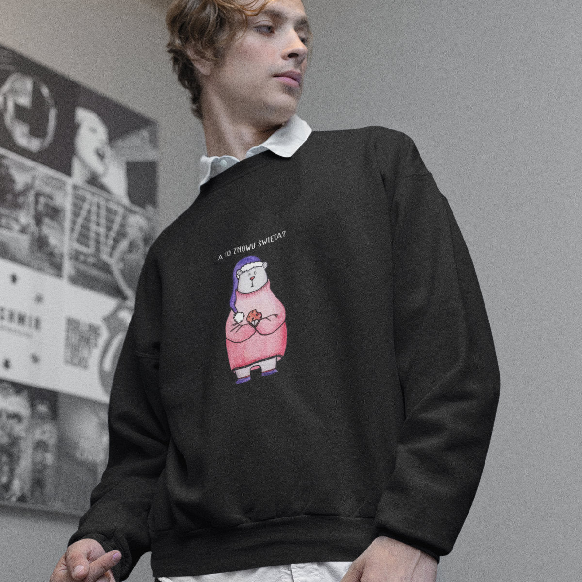 Czarna bluza A to znowu Święta?