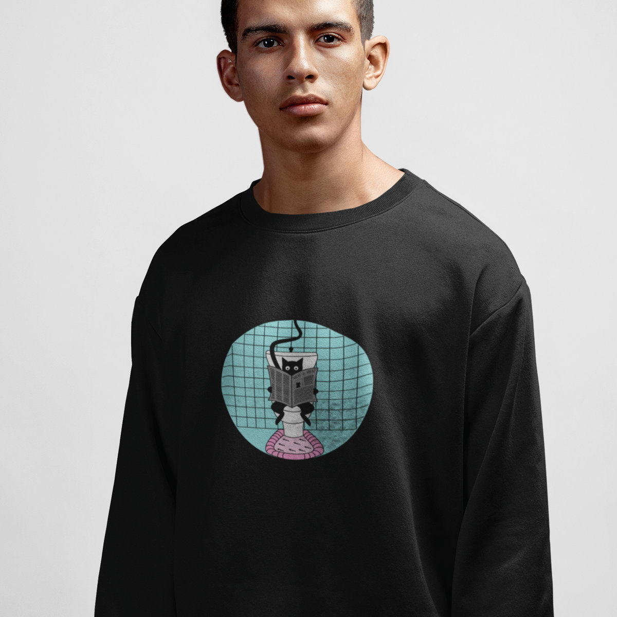 Bluza czarna Biorąc czas dla siebie