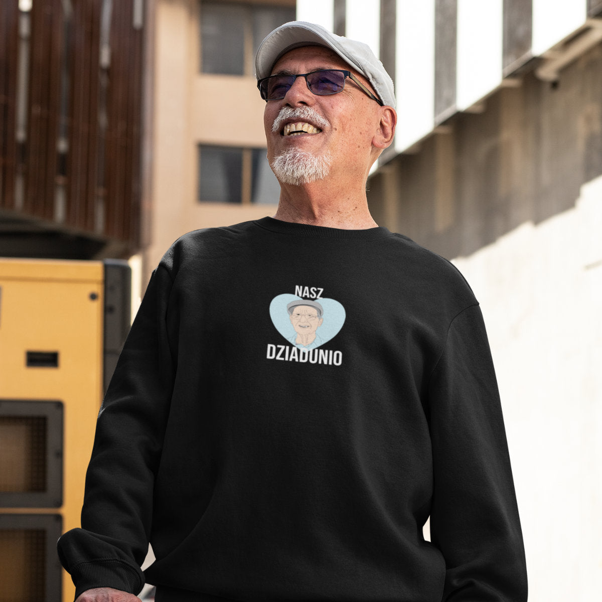 Bluza czarna Nasz dziadunio
