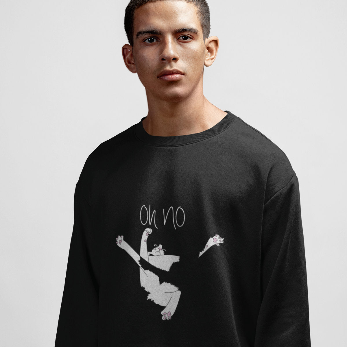Czarna bluza Oh no