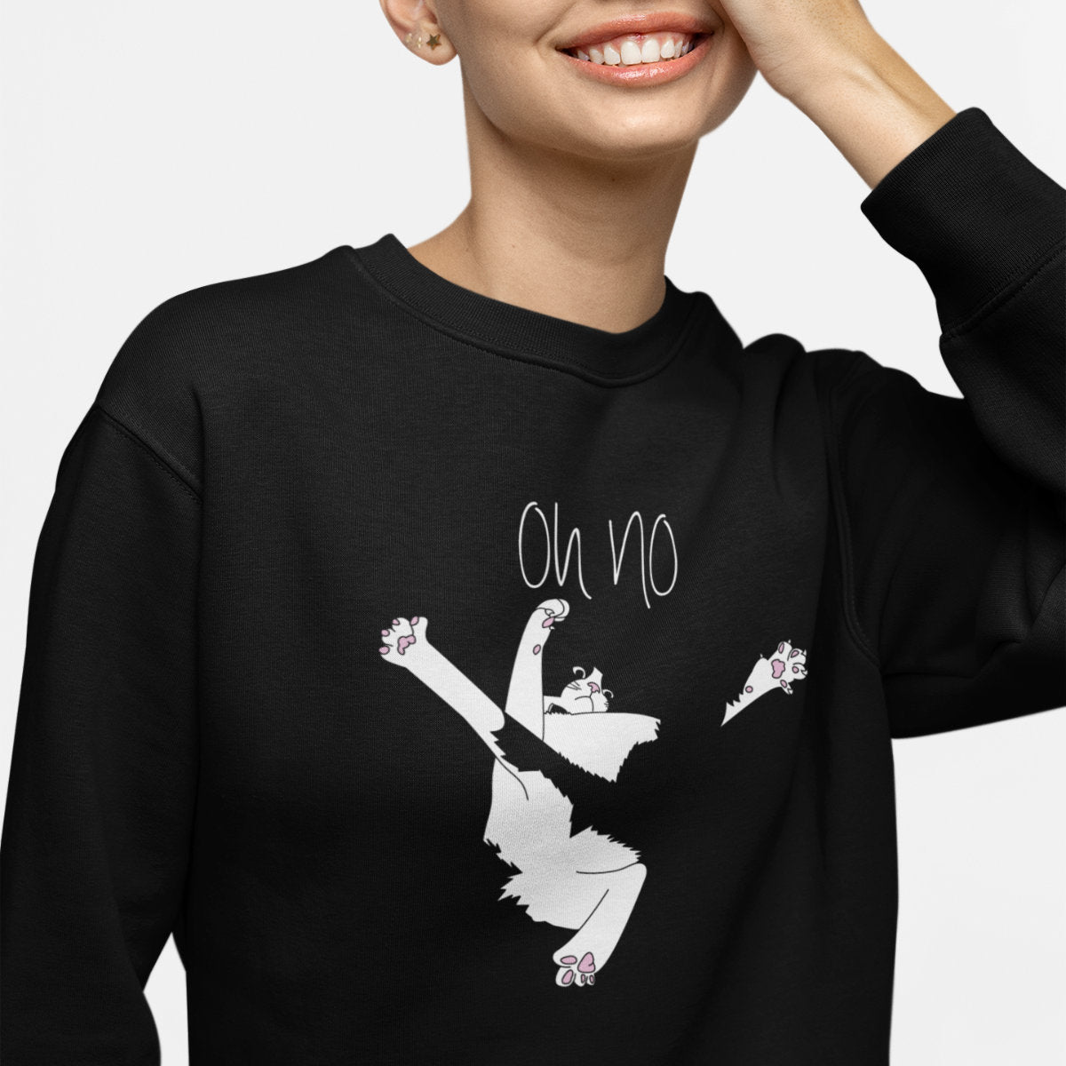 Czarna bluza Oh no