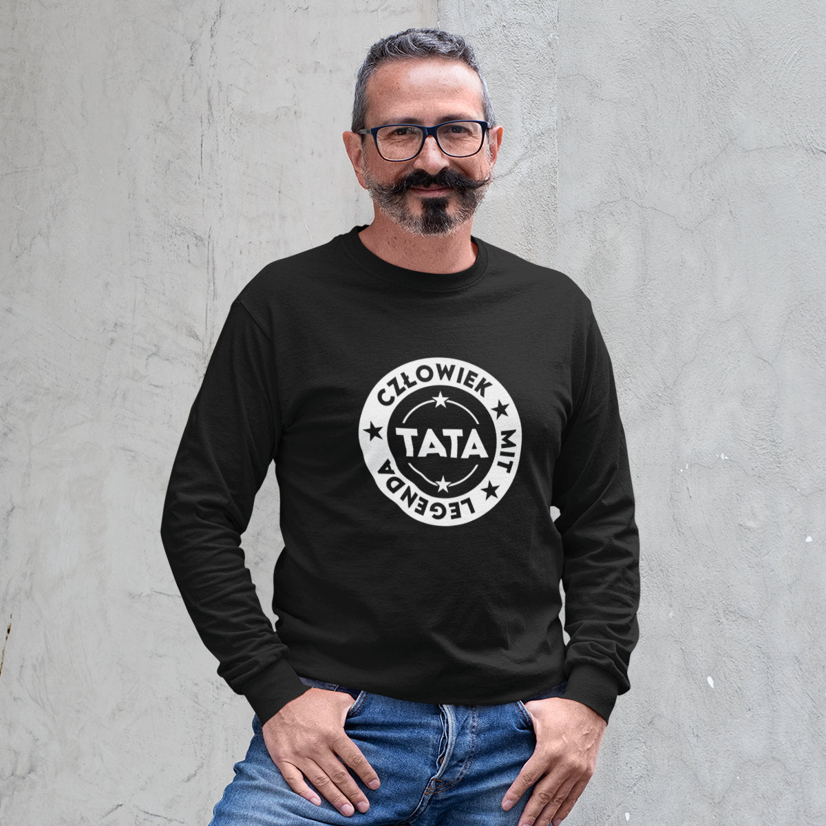 Bluza czarna Człowiek. Mit. Legenda.