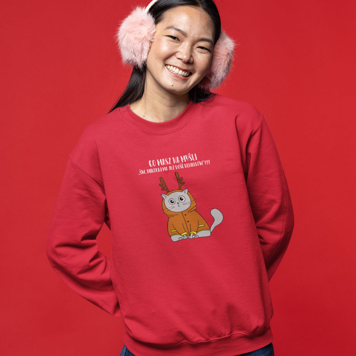 Czerwona bluza Co masz na myśli