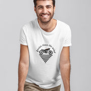 Biała T-shirt Faster than the wind