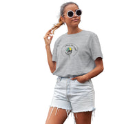 Melanżowa szara T-shirt Chase the wind