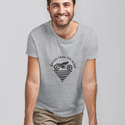 Melanżowa szara T-shirt Faster than the wind