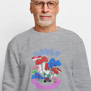 Bluza melanżowa szara Neon Christmas