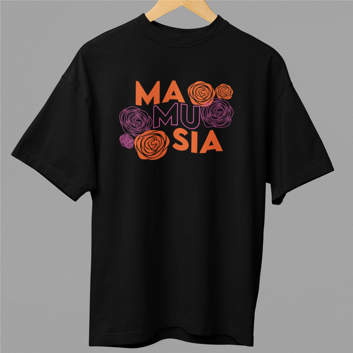 Czarna koszulka UNISEX Mamusia