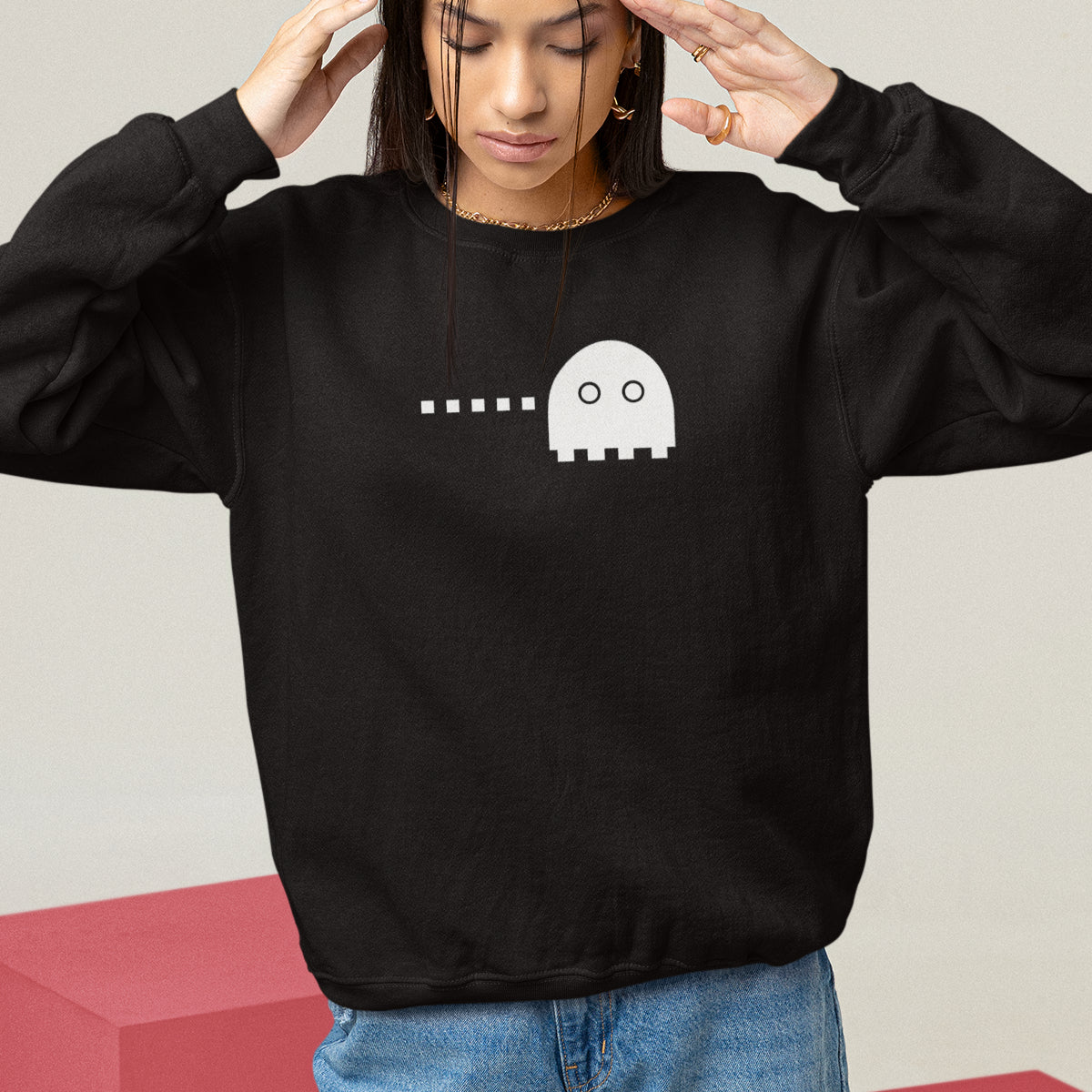 Mustad kapuutsita dressiplusid paaridele „Pac-Mani mäng”