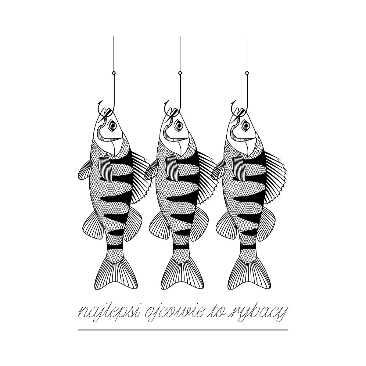 Bluza biała Najlepsi ojcowie to rybacy