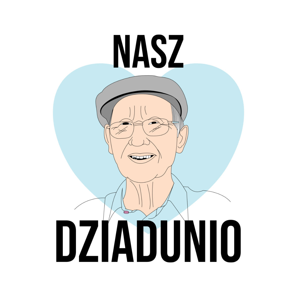Bluza biała Nasz dziadunio