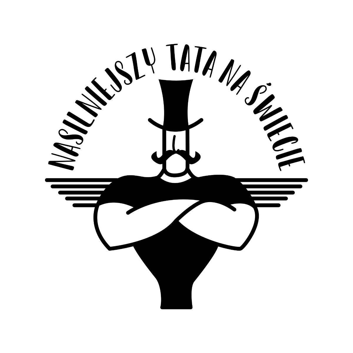 Bluza biała Nasilniejszy tata na świecie