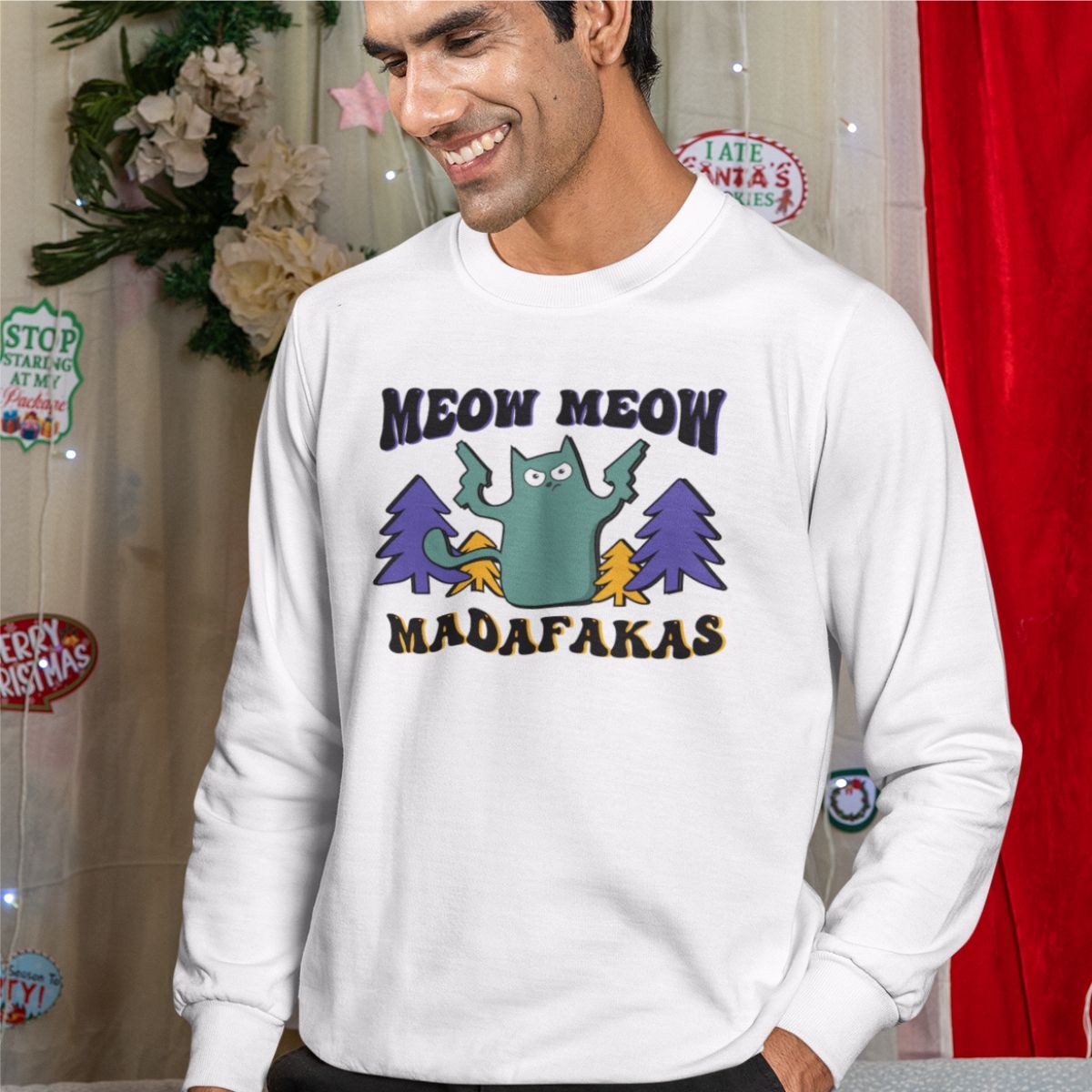 Biała bluza Meow Meow Nowy