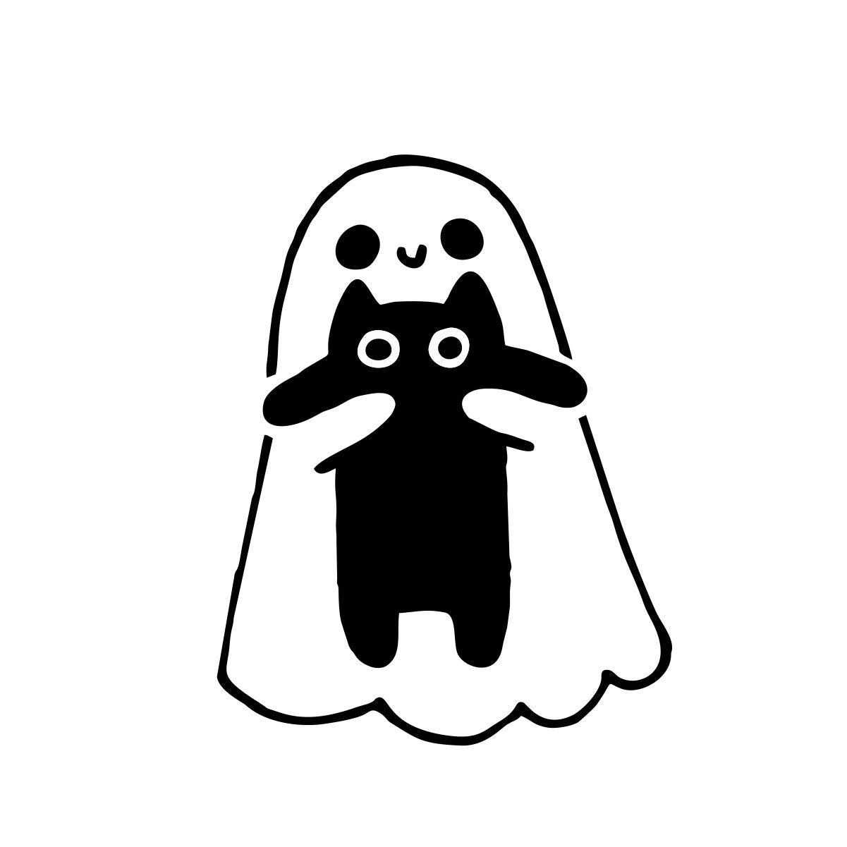 Białe skarpetki "Boo". Zapakowane w stylowe brązowe pudełko.