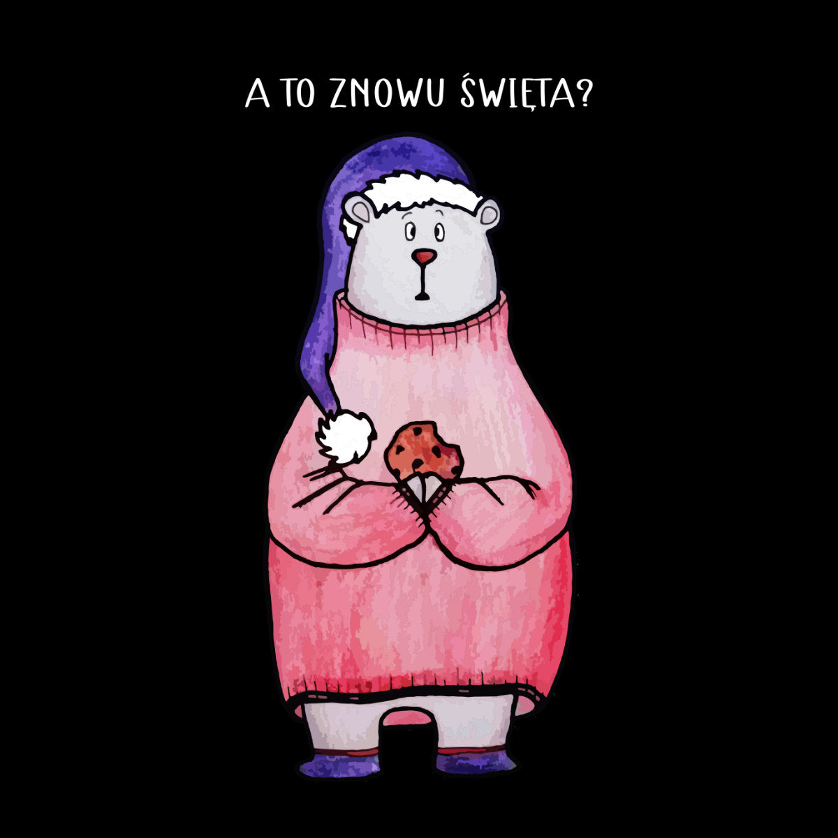 Czarna bluza A to znowu Święta?